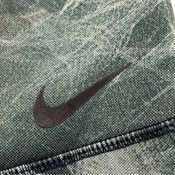 Nike Power Studio High-Rise Performance Tights Green Mesh Compression Size M - Picture 6 of 9